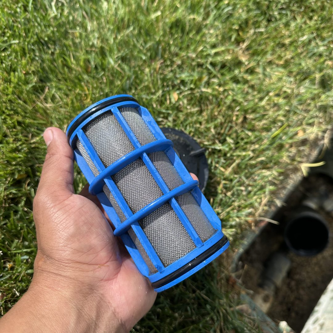 Screen filter after service &mdash; cleaned and clear